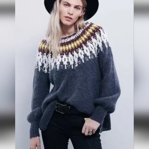 Free People Sweaters - Free People Baltic Boho Sweater